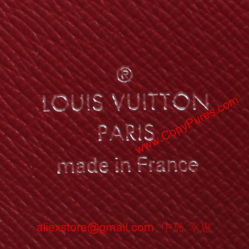 ルイヴィトン エピ ジッピーウォレット 長財布 カーマイン M60304 【2012年新作】